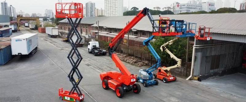 O que é plataforma tesoura e o que é plataforma articulada?