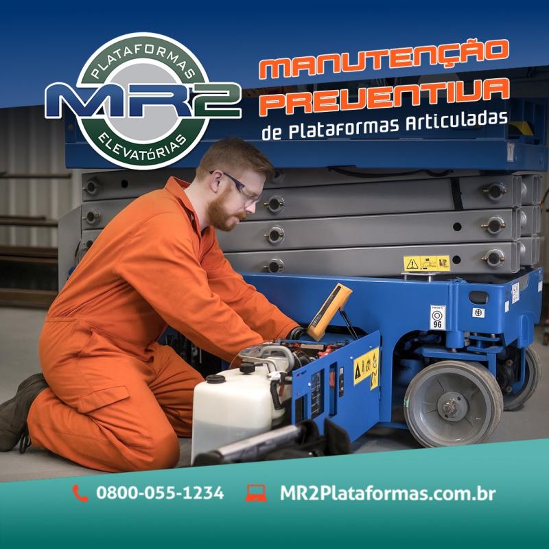 Manutenção preventiva de plataformas elevatórias boas práticas