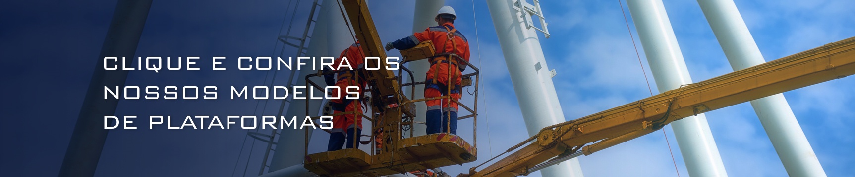 Locação de plataforma tesoura