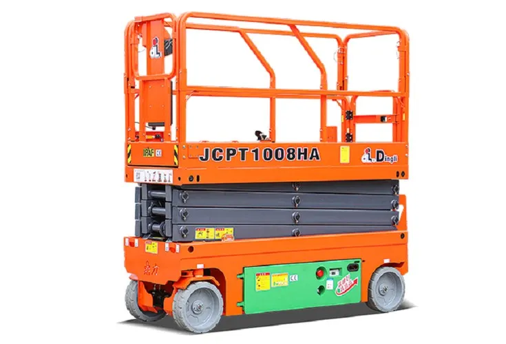Plataforma Elevatória Modelo Tesoura Dingli Jcpt1008ha – Altura De Trabalho 10,00 M