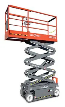 Plataforma Elevatória Modelo Tesoura Skyjack Sj III 3219 - Altura de Trabalho 7,60 M
